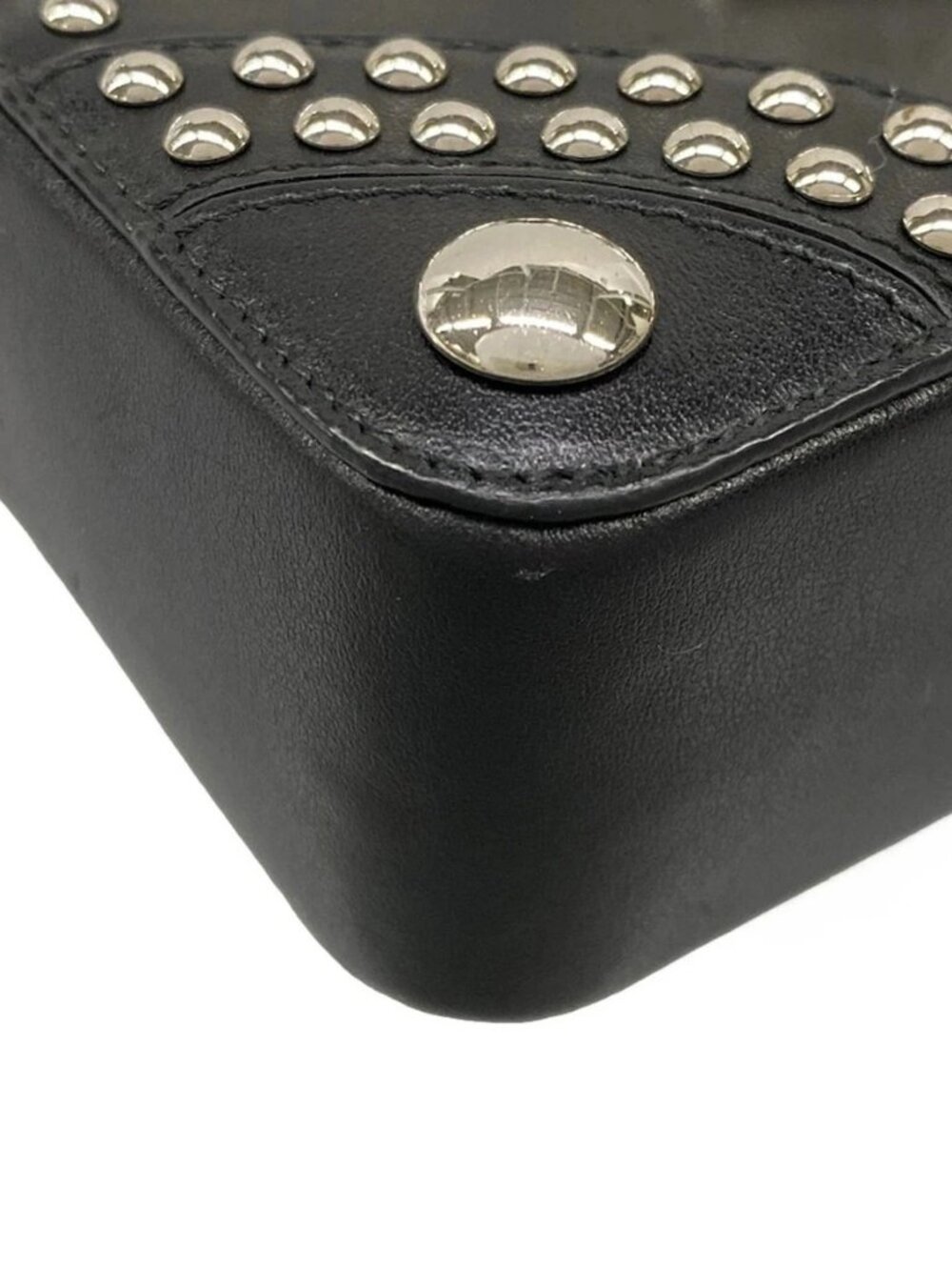 PRADA - Black Leather Accessory Case - Picture 4 of 10